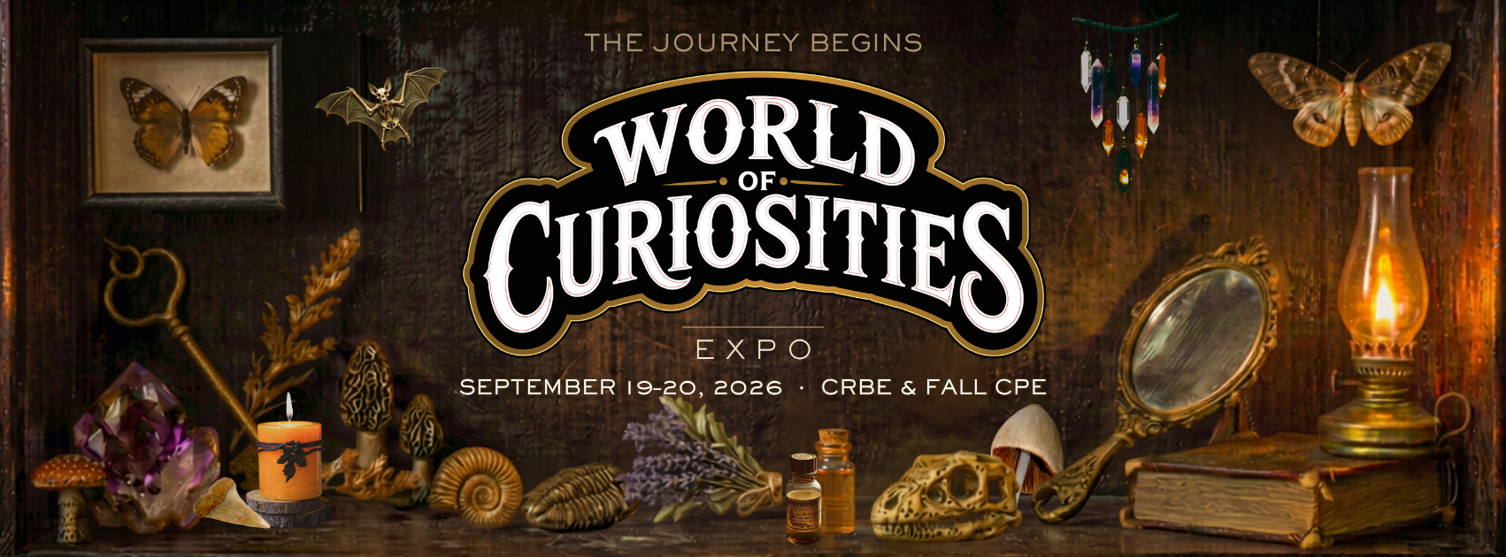 World of Curiosities Expo — September 19–20, 2026 · CRBE & Fall CPE